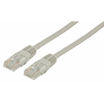 Hikpro PATCHCAT5E-1M Patch kábel, UTP, CAT5e, 1m, szürke