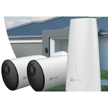 EZVIZ CS-HB3-B2 IP csőkamera szett, 3 MP, 2.8mm, Wifi, Mikrofon/Audio, beépített 32GB mem, IR 15m, beépített akkumulátor + HB3 EZVIZ CS-HB3-B2 IP csőkamera szett, 3 MP, 2.8mm, Wifi, Mikrofon/Audio, beépített 32GB mem, IR 15m, beépített akkumulátor + HB3