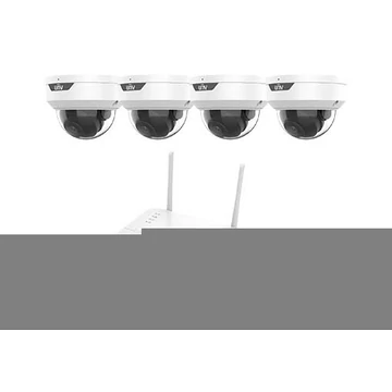 Uniview KIT/NVR301-04LS3-W/4x322LB-ABF28WK-G WiFi szett - 4 csatornás NVR, 4db 2MP wifi-s dóm kamera Uniview KIT/NVR301-04LS3-W/4x322LB-ABF28WK-G WiFi szett - 4 csatornás NVR, 4db 2MP wifi-s dóm kamera