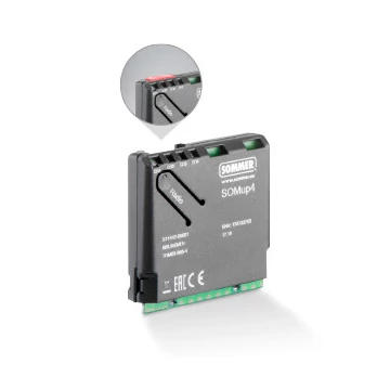 Sommer S11442-00001 SOMup4 Betűzhető 4 csatornás rádióvevő Sommer S11442-00001 SOMup4 Betűzhető 4 csatornás rádióvevő