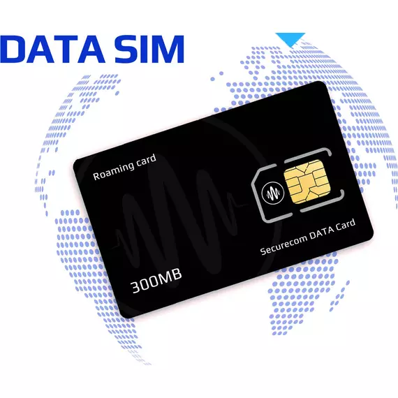 SECURECOM DATA SIM Securecom világkártya