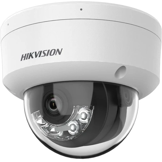 Hikvision DS-2CD1123G2-LIUF(2.8mm) IP Dómkamera, 2MP, 2.8mm Fix objektív, 30m IR és fehér LED megvilágítás