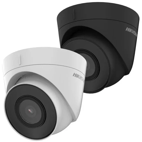 Hikvision DS-2CD1343G2-I(2.8mm)(O-STD)(BLACK) IP, Turret kamera, 4 MP, Fix objektív, 2.8mm, MD 2.0, Fekete, IR