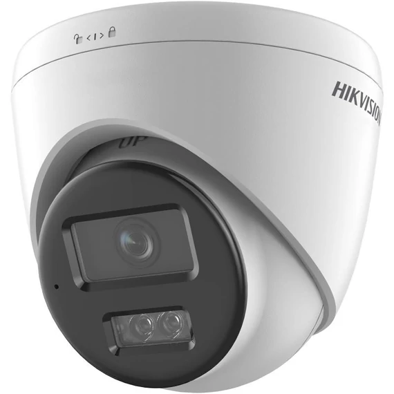 Hikvision DS-2CD1363G2-LIUF(2.8mm) IP Turret kamera, 6MP, 2.8mm Fix objektív, 30m IR és fehér LED megvilágítás