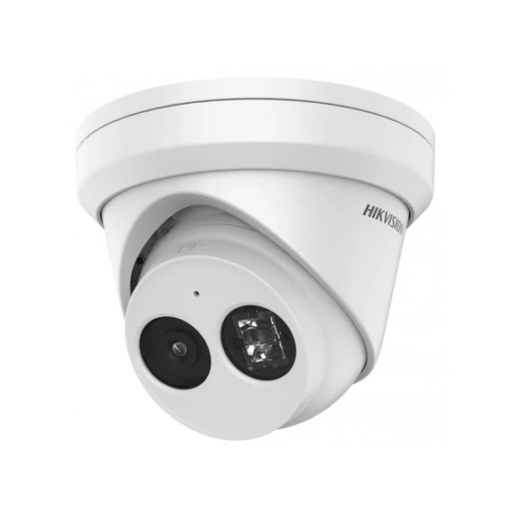 Hikvision DS-2CD2323G2-IU(2.8mm)(D) IP, Turret kamera, 2 MP, Fix objektív, 2.8mm, EXIR 30m,  IR, Beépített mikrofon