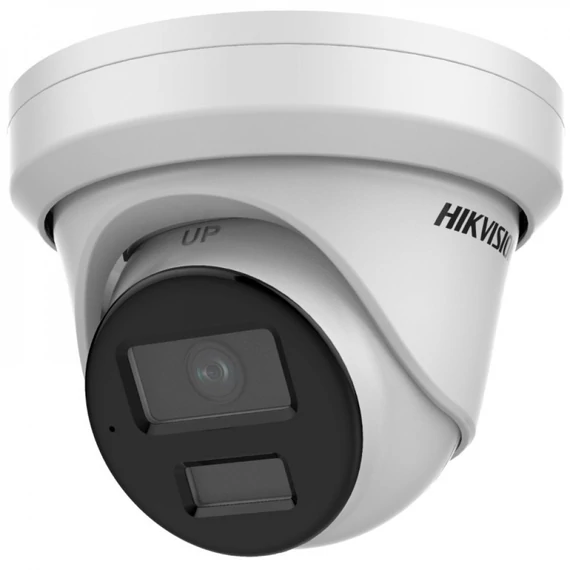 Hikvision DS-2CD2326G2-ISU/SL(2.8mm)(D) IP,Turret kamera, 2 MP, Fix objektív, 2.8mm, EXIR 30m,  Fény/hang, IR, Hang/riasztás I/O, Mikrofon