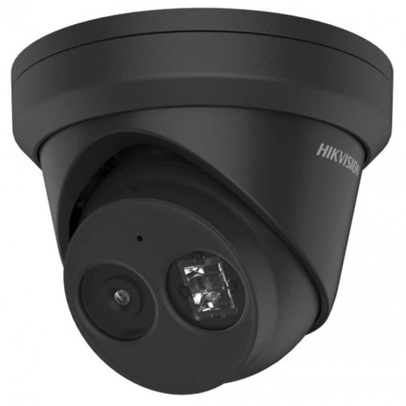 Hikvision DS-2CD2363G2-IU(2.8mm)(BLACK) IP, Turret kamera, 6 MP, Fix objektív, 2.8mm, EXIR 30m, Fekete,  IR, Beépített mikrofon,