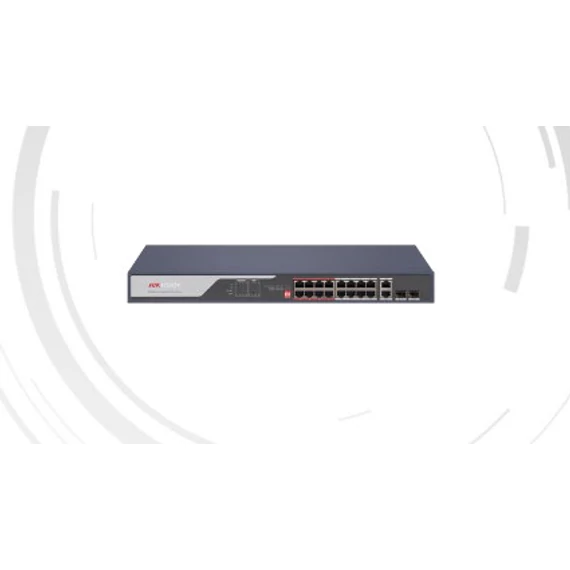 Hikvision DS-3E0318P-E(C) 100M PoE Switch, 230W, 16+2port