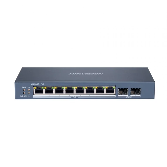 Hikvision DS-3E1510P-SI Smart Gigabit POE switch, 110W, 8+2 port