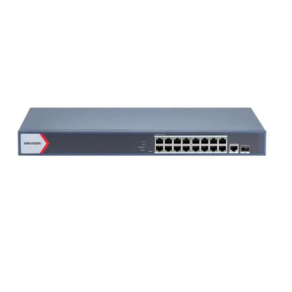 Hikvision DS-3E1518P-EIV2 Gigabit Smart PoE Switch, 230W, 16+2port