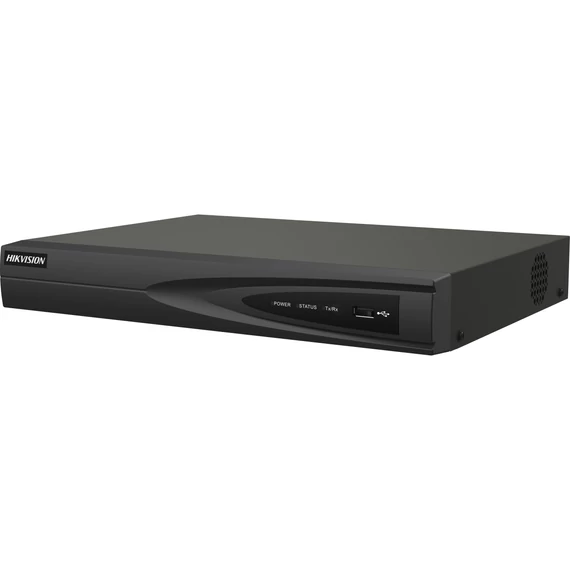 Hikvision DS-7604NI-K1(D) 4 csatornás NVR, 1 HDD-s, Rögzítő POE port nélkül, 40Mbps hálózati kapacitás