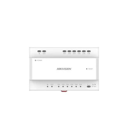 Hikvision DS-KAD7060EY-S Disztribútor egység 2 vezetékes HD kaputelefonhoz, tápellátás nélkül