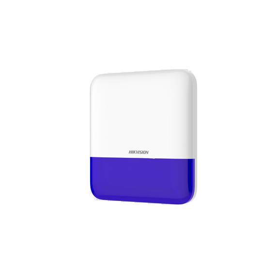 Hikvision DS-PS1-E-WE(O-STD)/Blue Kültéri vezeték nélküli sziréna AX Pro központhoz (kék)