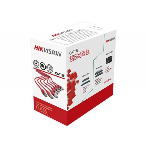 Hikvision DS-1LN5E-S 305 m CAT5E UTP hálózati kábel(réz, 0.5 mm, CM)