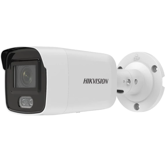 Hikvision DS-2CD2027G2-L(2.8mm) IP, Csőkamera, 2 MP, Fix objektív, 2.8mmColorVu,  Fehér LED