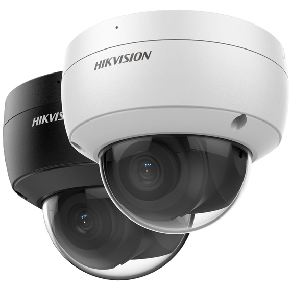 Hikvision DS-2CD2186G2-ISU(2.8mm)(C) IP, Dómkamera, 8 MP, Fix objektív, 2.8mm, EXIR 30m,  IR,  Hang/riasztás I/O, Beépített mikrofon
