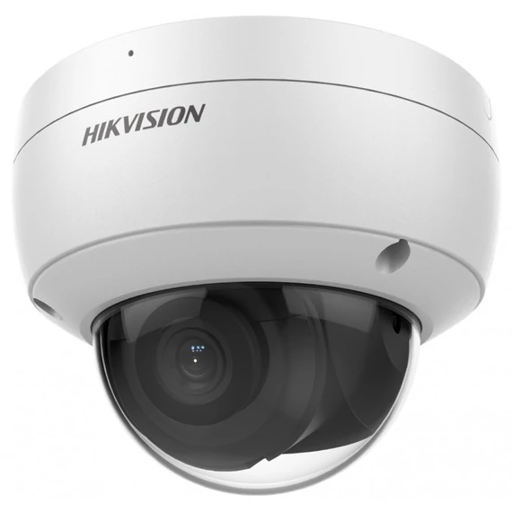 Hikvision DS-2CD2166G2-ISU(4mm)(C) IP, Dómkamera, 6 MP, Fix objektív, 4mm, EXIR 30m,  IR,  Hang/riasztás I/O, Beépített mikrofon,