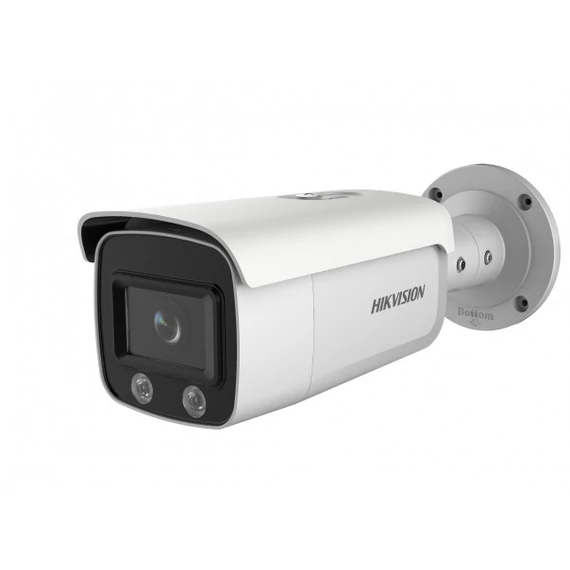 Hikvision DS-2CD2T27G2-L(4mm)(C) IP, Csőkamera, 2 MP, Fix objektív, 4mm ColorVu,  Fehér LED