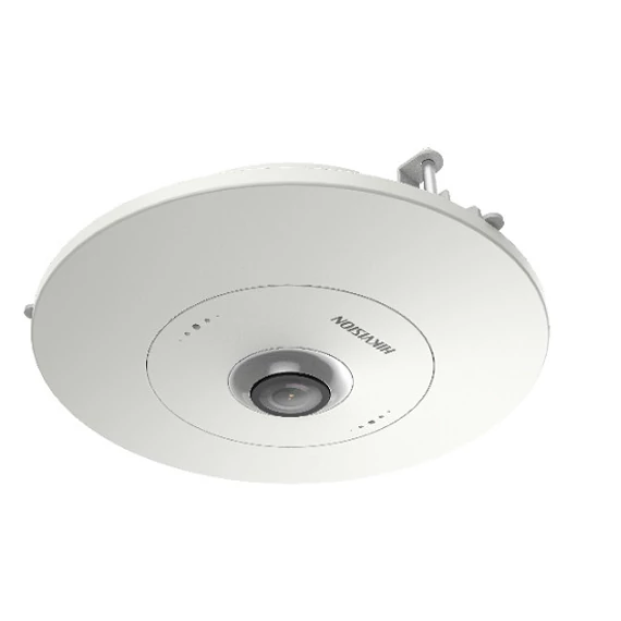 Hikvision DS-2CD6365G0E-S/RC(1.27mm) 6 MP 360° IP panorámakamera; hang és riasztás be- és kimenet; beépített mikrofon