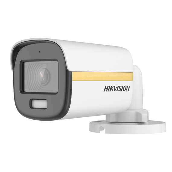 Hikvision DS-2CE10DF3T-FS(2.8mm) Analóg HD, Csőkamera, 2 MP, Fix objektív, 2.8mm, ColorVu, 4 in 1, mikrofon, 20m Fehér LED