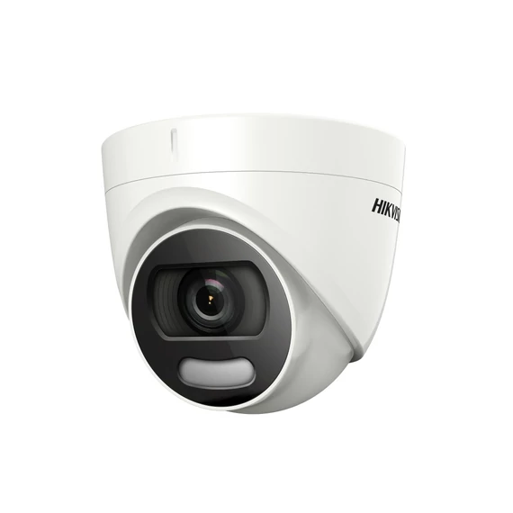 Hikvision DS-2CE72DFT-F(3.6mm) Analóg HD, Turret kamera, 2 MP, Fix objektív, 3.6mm, ColorVu, 4 in 1, 20m Fehér LED