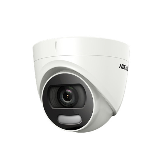 Hikvision DS-2CE72HFT-F28(2.8mm) Analóg HD, Turret kamera, 5 MP, Fix objektív, 2.8mm, ColorVu, 4 in 1, 20m Fehér LED