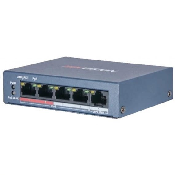 Hikvision DS-3E0105P-E/M(B) 100M POE Switch , 35W, 4+1 port