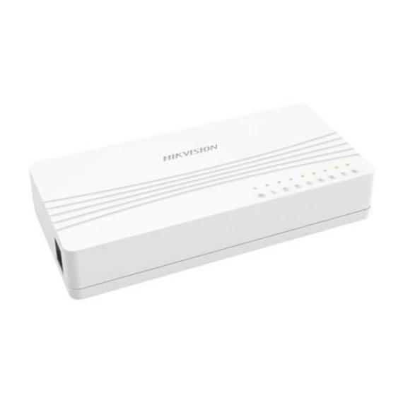 Hikvision DS-3E0108D-E 100M Switch, 8 port, műanyag házas