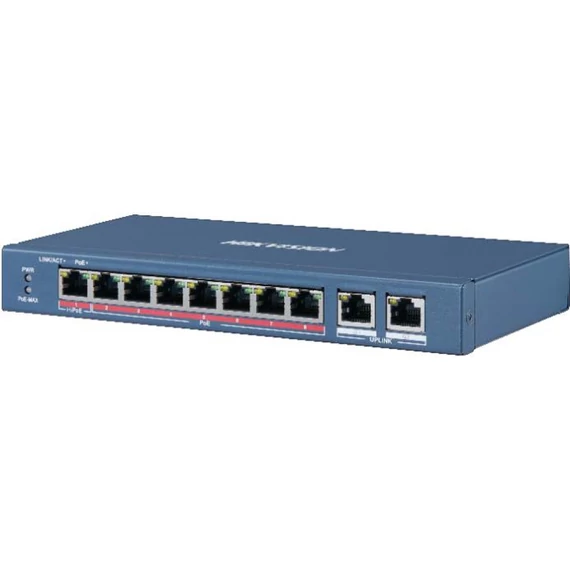 Hikvision DS-3E0310HP-E 100M POE Switch , 110W, 8+2 port