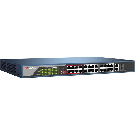 Hikvision DS-3E1326P-EI Smart 100M POE switch, 370W, 24+2 port