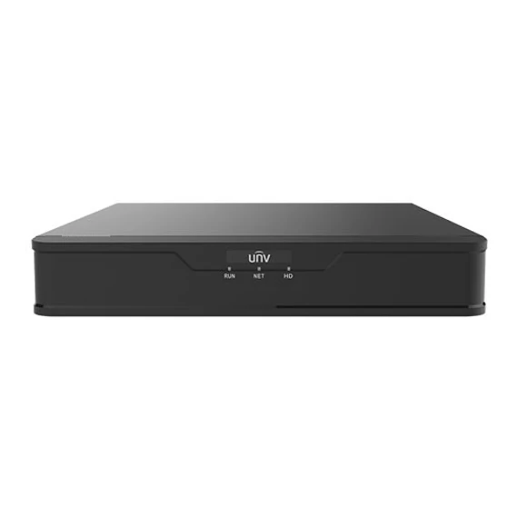 Uniview NVR301-04X 4 csatornás, 1 HDD-s, IP Rögzítő, 1U  kialakítás,