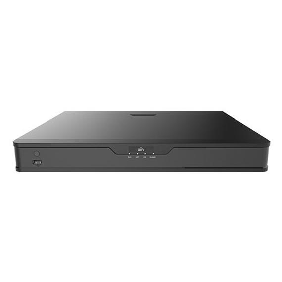 Uniview NVR302-16E2 16 csatornás, 2 HDD-s, IP Rögzítő, 1U  kialakítás, Riasztási ki/bemenettel,