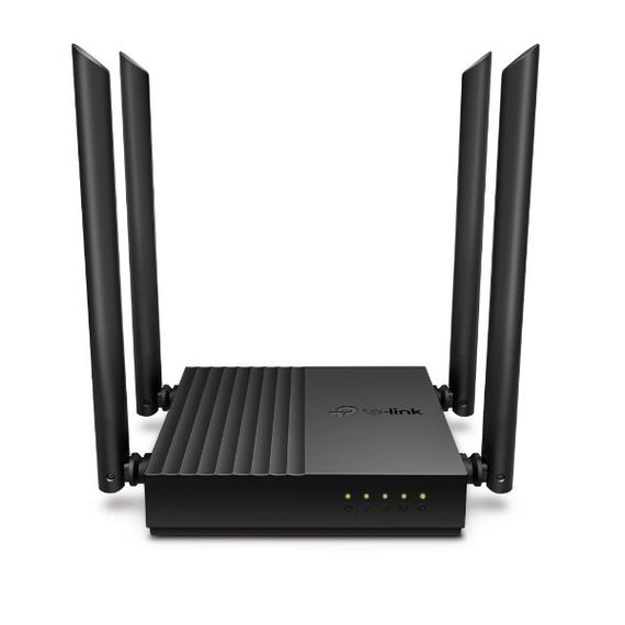 TPLINK ARCHER C64 Wireless Router Dual Band AC1200 1xWAN(1G) + 4xLAN(1G), Archer C64