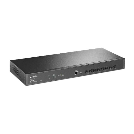 TPLINK TL-SX3008F Switch 8x10Gbps SFP+ + 1xkonzol port + 1xUSB,  Menedzselhető,  TL-SX3008F